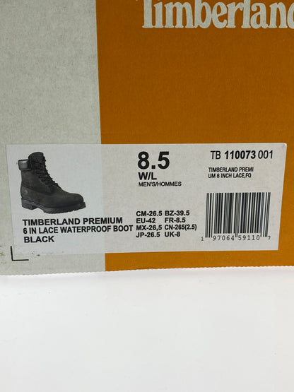 【中古品】【メンズ】 TIMBERLAND ティンバーランド P110073 001 PREMIUM 6 INCH WATERPROOF BOOT 靴 シューズ ブーツ 164-260711-AS-63-min サイズ：26.5cm カラー：ブラック 万代Net店