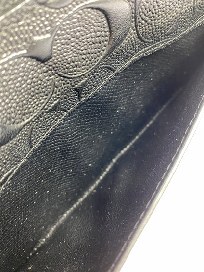 【中古美品】【メンズ/レディース】 COACH コーチ シグネチャー デボスド アコーディオン ラウンドファスナー長財布 F58113 181-260713-KS-07-min カラー：ブラック 万代Net店