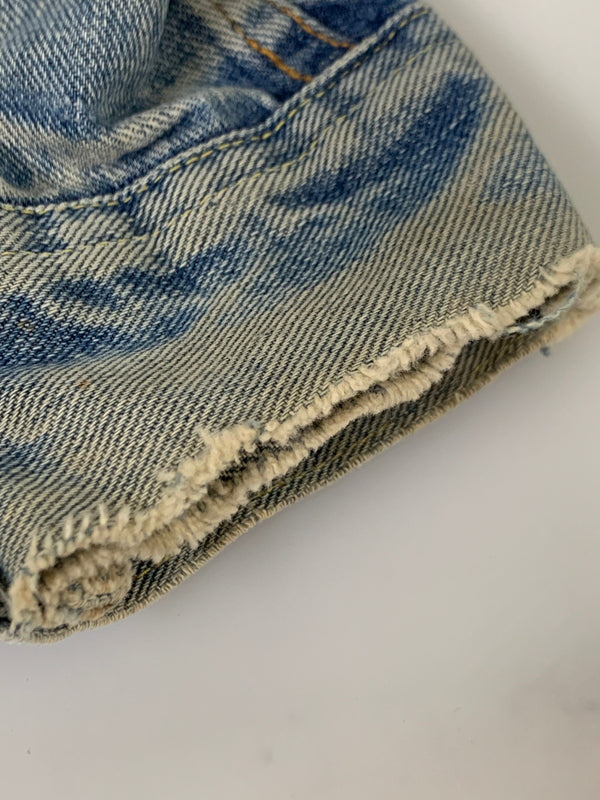 【現状渡し品】【メンズ】 LEE リー 60S 101-J DENIM JACKET 60年代 デニム ジャケット メンズ アウター ヴィンテージ 146-260710-em-02-min サイズ：42 カラー：インディゴブルー 万代Net店