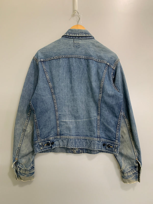 【現状渡し品】【メンズ】 LEE リー 60S 101-J DENIM JACKET 60年代 デニム ジャケット メンズ アウター ヴィンテージ 146-260710-em-02-min サイズ：42 カラー：インディゴブルー 万代Net店