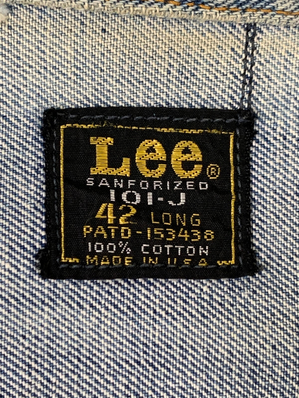 【現状渡し品】【メンズ】 LEE リー 60S 101-J DENIM JACKET 60年代 デニム ジャケット メンズ アウター ヴィンテージ 146-260710-em-02-min サイズ：42 カラー：インディゴブルー 万代Net店
