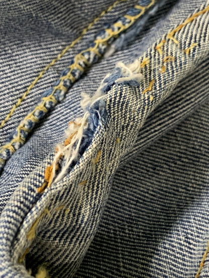 【現状渡し品】【メンズ】 LEE リー 60S 101-J DENIM JACKET 60年代 デニム ジャケット メンズ アウター ヴィンテージ 146-260710-em-02-min サイズ：42 カラー：インディゴブルー 万代Net店