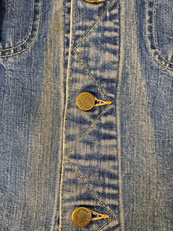 【現状渡し品】【メンズ】 LEE リー 60S 101-J DENIM JACKET 60年代 デニム ジャケット メンズ アウター ヴィンテージ 146-260710-em-02-min サイズ：42 カラー：インディゴブルー 万代Net店