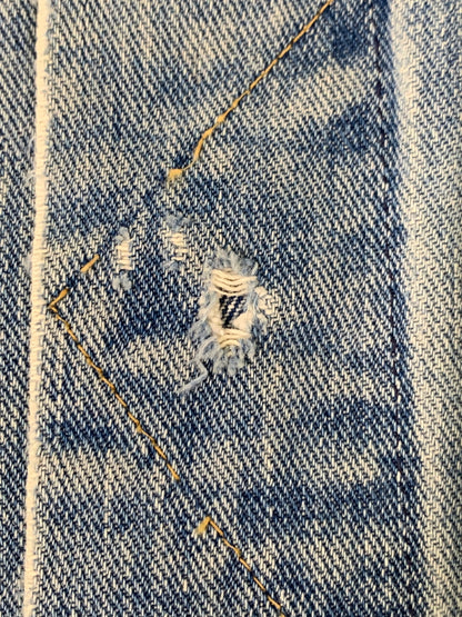 【現状渡し品】【メンズ】 WRANGLER ラングラー 60S 白タグ後期 24MJ DENIM JACKET 60年代 デニム ジャケット メンズ アウター ヴィンテージ 146-260710-em-01-min サイズ：44 カラー：インディゴブルー 万代Net店