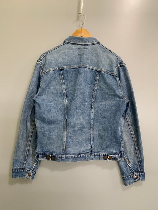 【現状渡し品】【メンズ】 WRANGLER ラングラー 60S 白タグ後期 24MJ DENIM JACKET 60年代 デニム ジャケット メンズ アウター ヴィンテージ 146-260710-em-01-min サイズ：44 カラー：インディゴブルー 万代Net店