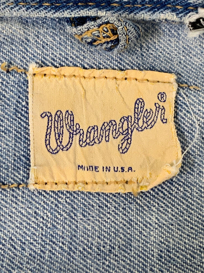 【現状渡し品】【メンズ】 WRANGLER ラングラー 60S 白タグ後期 24MJ DENIM JACKET 60年代 デニム ジャケット メンズ アウター ヴィンテージ 146-260710-em-01-min サイズ：44 カラー：インディゴブルー 万代Net店