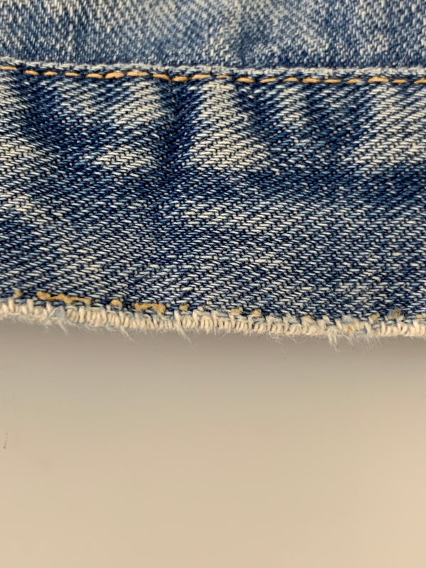 【現状渡し品】【メンズ】 WRANGLER ラングラー 60S 白タグ後期 24MJ DENIM JACKET 60年代 デニム ジャケット メンズ アウター ヴィンテージ 146-260710-em-01-min サイズ：44 カラー：インディゴブルー 万代Net店