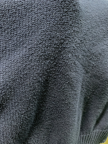 【中古品】【メンズ】 EDDIE BAUER エディー・バウアー 80S COTTON KNIT 80年代 コットン ニット メンズ トップス セーター ヴィンテージ 146-260710-em-23-min サイズ：L カラー：ネイビー 万代Net店