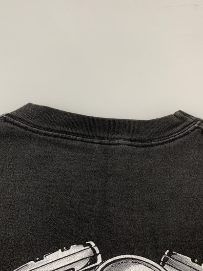 【中古品】【メンズ】 HARLEY DAVIDSON ハーレーダビッドソン LOUIS VILLE POCKET TEE ルーイビル ポケット 半袖 プリント Tシャツ メンズ トップス 146-260710-em-16-min サイズ：XL カラー：ブラック 万代Net店