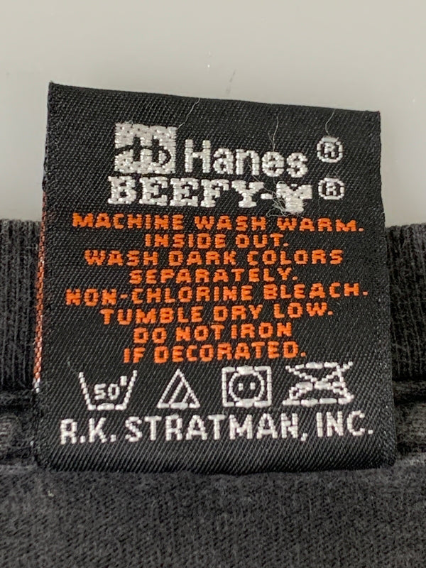 【中古品】【メンズ】 HARLEY DAVIDSON ハーレーダビッドソン LOUIS VILLE POCKET TEE ルーイビル ポケット 半袖 プリント Tシャツ メンズ トップス 146-260710-em-16-min サイズ：XL カラー：ブラック 万代Net店