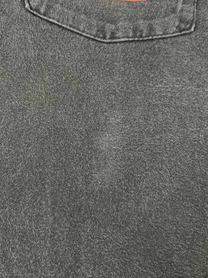 【中古品】【メンズ】 HARLEY DAVIDSON ハーレーダビッドソン LOUIS VILLE POCKET TEE ルーイビル ポケット 半袖 プリント Tシャツ メンズ トップス 146-260710-em-16-min サイズ：XL カラー：ブラック 万代Net店