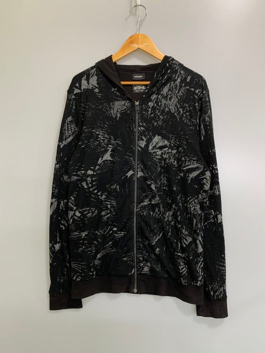 【中古品】【メンズ】 DIESEL ディーゼル ZIP UP PARKA ジップアップパーカー メンズ アウター 141-260710-em-55-min カラー：ブラック 万代Net店