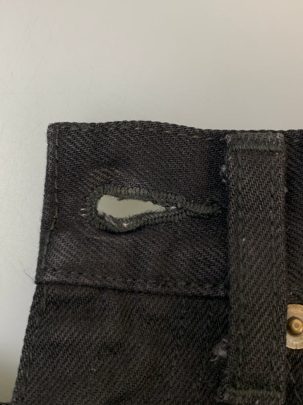 【中古品】【メンズ】 SAINT LAURENT PARIS イヴ サンローラン 5POCKET STRAIGHT DENIM PANTS 5ポケット ストレートデニムパンツ 500170 Y865R 152-260714-ta-04-min カラー：ブラック 万代Net店