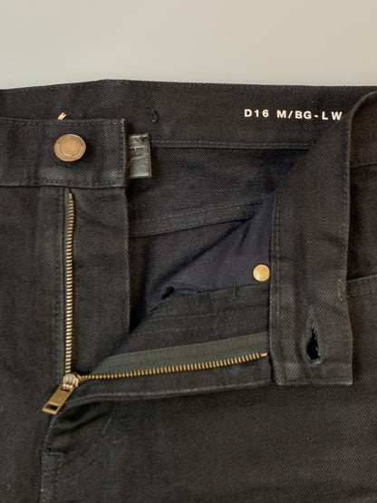 【中古品】【メンズ】 SAINT LAURENT PARIS イヴ サンローラン 5POCKET STRAIGHT DENIM PANTS 5ポケット ストレートデニムパンツ 500170 Y865R 152-260714-ta-04-min カラー：ブラック 万代Net店