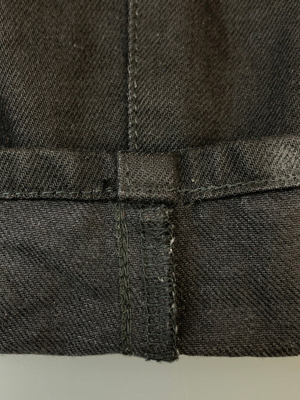 【中古品】【メンズ】 SAINT LAURENT PARIS イヴ サンローラン 5POCKET STRAIGHT DENIM PANTS 5ポケット ストレートデニムパンツ 500170 Y865R 152-260714-ta-04-min カラー：ブラック 万代Net店
