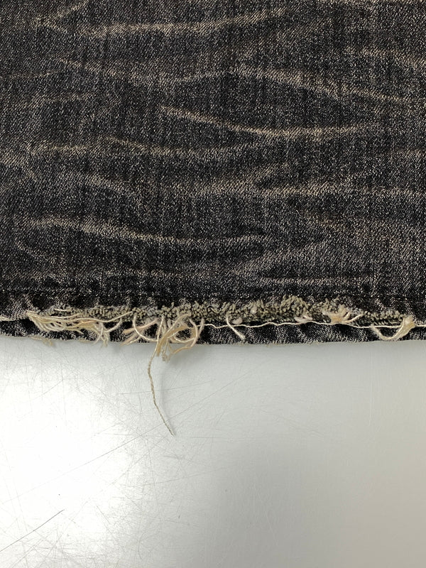 【中古品】【メンズ】 VIRGIN ATRAXIA ヴァージン アタラクシア STANED WRINKLED WIDE FLARE JEANS ワイドフレアジーンズ メンズ ボトムス ジーンズ 152-260717-em-53-min サイズ：2 カラー：インディゴブラック 万代Net店