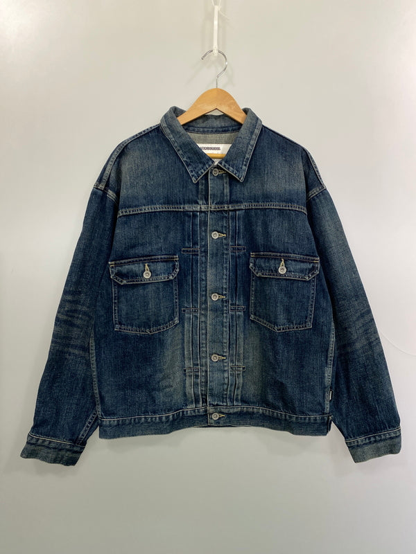 【中古品】【メンズ】 NEIGHBORHOOD ネイバーフッド 26SS WASHED DENIM TYPE-2 JACKET デニムジャケット アウター 142-260729-AS-65-min サイズ：L カラー：インディゴ 万代Net店