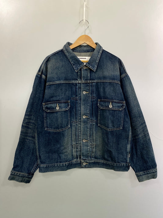 【中古品】【メンズ】 NEIGHBORHOOD ネイバーフッド 26SS WASHED DENIM TYPE-2 JACKET デニムジャケット アウター 142-260729-AS-65-min サイズ：L カラー：インディゴ 万代Net店
