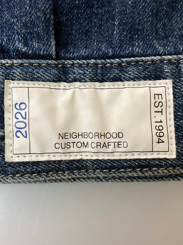 【中古品】【メンズ】 NEIGHBORHOOD ネイバーフッド 26SS WASHED DENIM TYPE-2 JACKET デニムジャケット アウター 142-260729-AS-65-min サイズ：L カラー：インディゴ 万代Net店