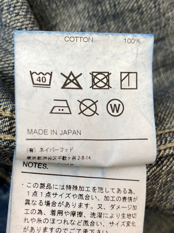 【中古品】【メンズ】 NEIGHBORHOOD ネイバーフッド 26SS WASHED DENIM TYPE-2 JACKET デニムジャケット アウター 142-260729-AS-65-min サイズ：L カラー：インディゴ 万代Net店
