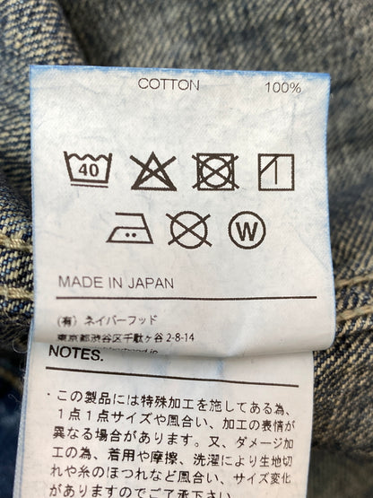 【中古品】【メンズ】 NEIGHBORHOOD ネイバーフッド 26SS WASHED DENIM TYPE-2 JACKET デニムジャケット アウター 142-260729-AS-65-min サイズ：L カラー：インディゴ 万代Net店
