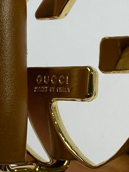 【中古品】【レディース】 GUCCI グッチ インターロッキングGベルト 小物 183-260711-AS-68-min サイズ：75-30 カラー：ブラウン 万代Net店