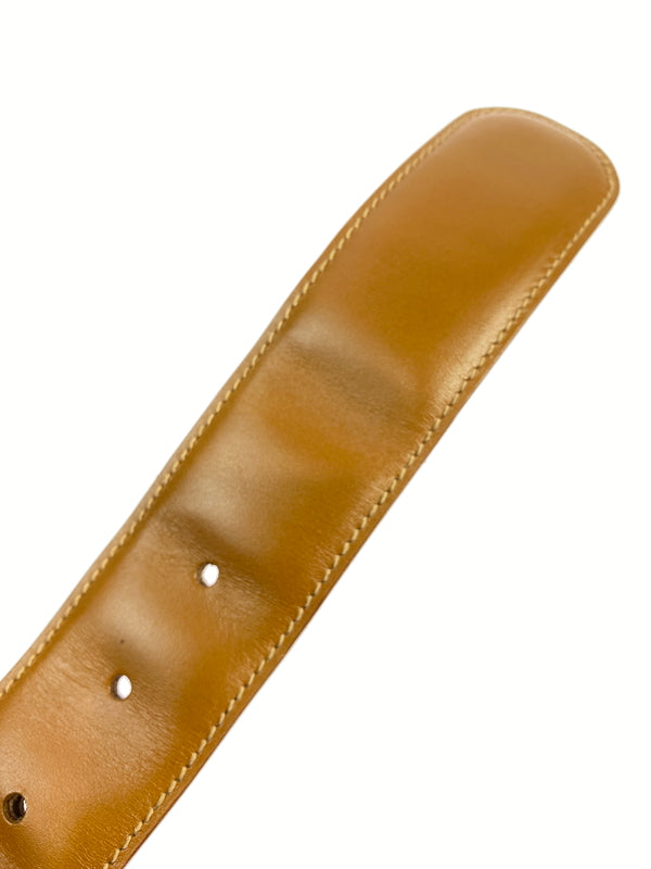 【中古品】【レディース】 GUCCI グッチ インターロッキングGベルト 小物 183-260711-AS-68-min サイズ：75-30 カラー：ブラウン 万代Net店