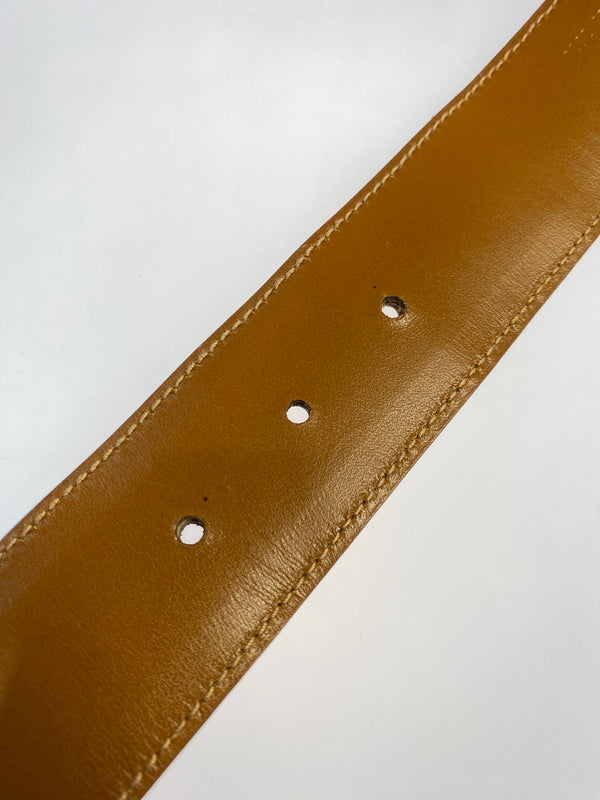 【中古品】【レディース】 GUCCI グッチ インターロッキングGベルト 小物 183-260711-AS-68-min サイズ：75-30 カラー：ブラウン 万代Net店