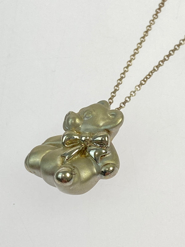 【中古品】【レディース】 TIFFANY＆CO. ティファニー TEDDY BEAR NECKLACE ネックレス アクセサリー 182-260711-AS-67-min カラー：シルバー 万代Net店