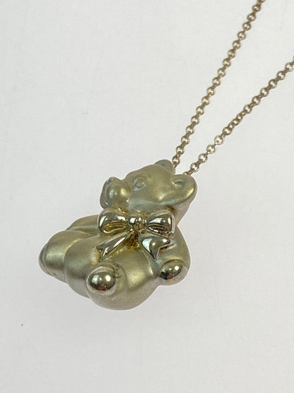 【中古品】【レディース】 TIFFANY＆CO. ティファニー TEDDY BEAR NECKLACE ネックレス アクセサリー 182-260711-AS-67-min カラー：シルバー 万代Net店