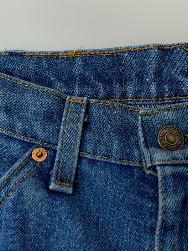 【中古品】【メンズ】 LEVI'S リーバイス 80S 509-0917 DENIM PANTS デニムパンツ ボトムス ヴィンテージ 157-260711-AS-9-min サイズ：W33L34 カラー：ブルー 万代Net店