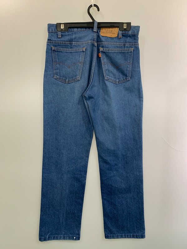 【中古品】【メンズ】 LEVI'S リーバイス 80S 509-0917 DENIM PANTS デニムパンツ ボトムス ヴィンテージ 157-260711-AS-9-min サイズ：W33L34 カラー：ブルー 万代Net店