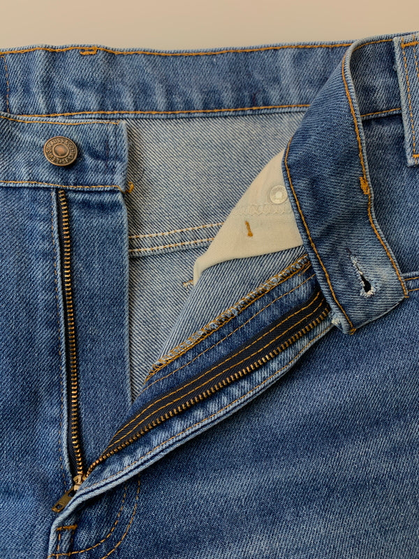 【中古品】【メンズ】 LEVI'S リーバイス 80S 509-0917 DENIM PANTS デニムパンツ ボトムス ヴィンテージ 157-260711-AS-9-min サイズ：W33L34 カラー：ブルー 万代Net店