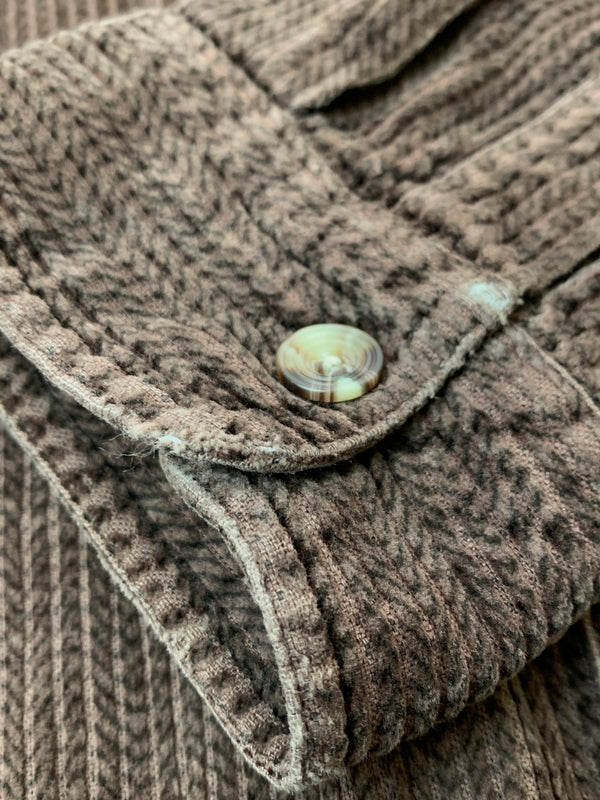 【現状渡し品】【メンズ】 DISNEY ディズニー 90S CORDUROY SHIRT コーデュロイシャツ 長袖シャツ ロングスリーブ ヴィンテージ 146-260711-AS-16-min サイズ：下記参照 カラー：ブラウン 万代Net店
