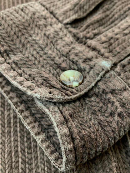 【現状渡し品】【メンズ】 DISNEY ディズニー 90S CORDUROY SHIRT コーデュロイシャツ 長袖シャツ ロングスリーブ ヴィンテージ 146-260711-AS-16-min サイズ：下記参照 カラー：ブラウン 万代Net店