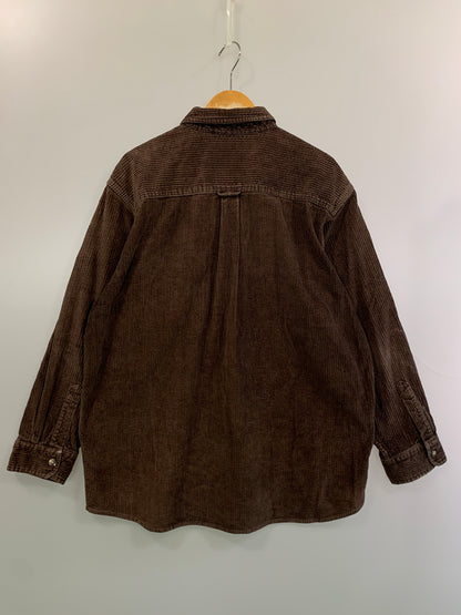 【現状渡し品】【メンズ】 DISNEY ディズニー 90S CORDUROY SHIRT コーデュロイシャツ 長袖シャツ ロングスリーブ ヴィンテージ 146-260711-AS-16-min サイズ：下記参照 カラー：ブラウン 万代Net店