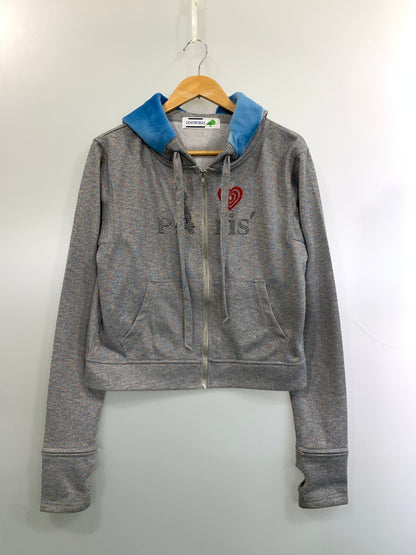【中古品】【メンズ】 DINOWORKS ディノワークス PARIS ZIP HOODIE フルジップパーカー 140-260711-AS-3-min サイズ：ONE SIZE カラー：グレー系 万代Net店