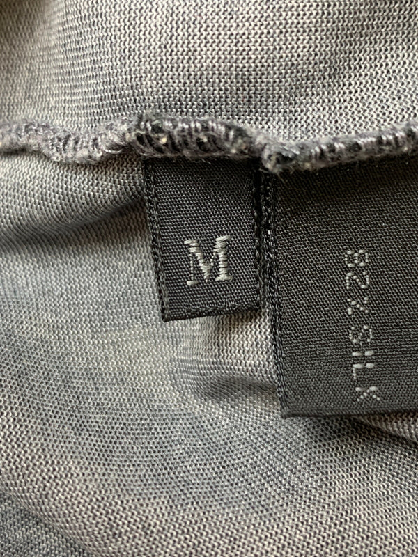 【現状渡し品】【メンズ】 PRADA プラダ POLO SHIRT ポロシャツ ショートスリーブ 半袖 141-260711-AS-17-min サイズ：M カラー：グレー 万代Net店