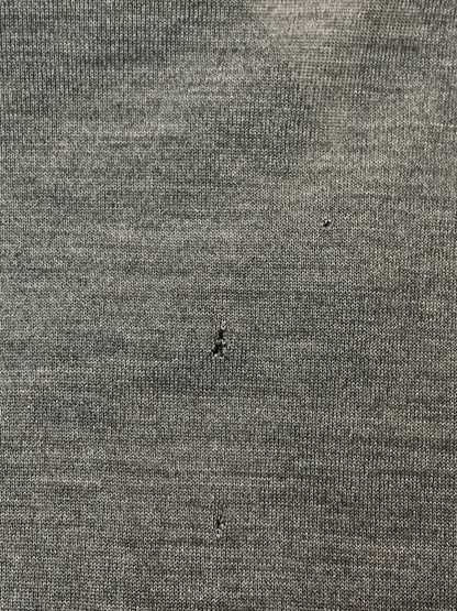 【現状渡し品】【メンズ】 PRADA プラダ POLO SHIRT ポロシャツ ショートスリーブ 半袖 141-260711-AS-17-min サイズ：M カラー：グレー 万代Net店