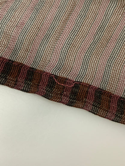 【現状渡し品】【メンズ】 ISSEY MIYAKE PERMANENTE イッセイ ミヤケ パーマネンテ シアーシャツ ロングスリーブ 長袖 140-260711-AS-5-min サイズ：下記参照 カラー：ブラウン/パープル/ブラック 万代Net店