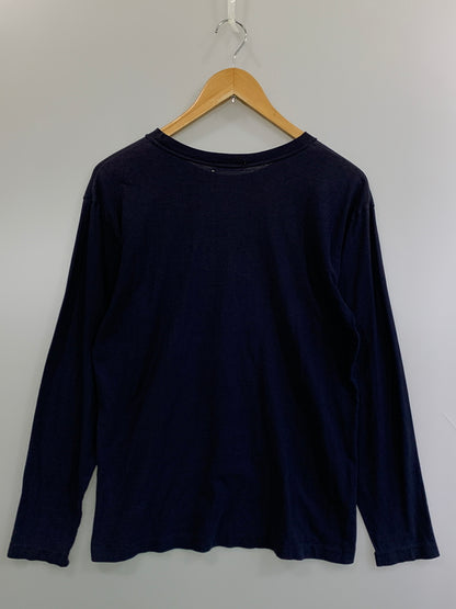 【現状渡し品】【メンズ】 IS ISSEY MIYAKE イッセイミヤケ LOGO L S TEE ロングスリーブ 長袖Tシャツ 140-260711-AS-6-min サイズ：M カラー：ネイビー 万代Net店