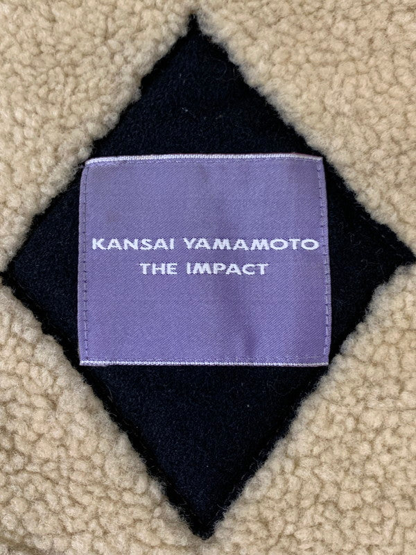 【現状渡し品】【メンズ】 KANSAI YAMAMOTO カンサイ ヤマモト ムートンジャケット メンズ アウター 防寒 革 140-260710-em-59-min カラー：ブラウン 万代Net店