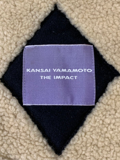 【現状渡し品】【メンズ】 KANSAI YAMAMOTO カンサイ ヤマモト ムートンジャケット メンズ アウター 防寒 革 140-260710-em-59-min カラー：ブラウン 万代Net店