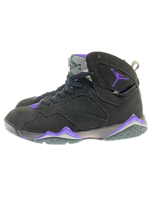 【中古美品】【メンズ】 NIKE ナイキ 304775－053 JORDAN7 RETRO RAY ALLEN BUCKS 靴 シューズ スニーカー 160-260711-AS-56-min サイズ：27.5cm カラー：BLACK/FIELD PURPLE-FIR 万代Net店