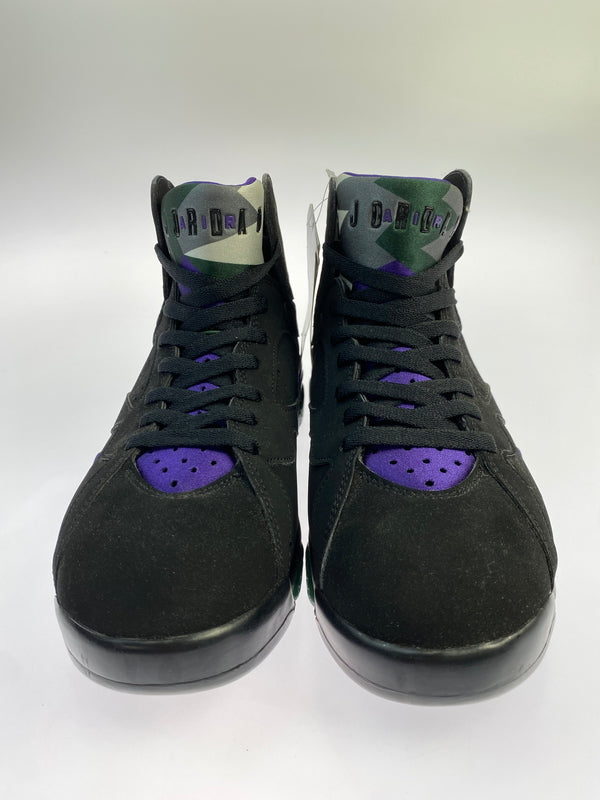 【中古美品】【メンズ】 NIKE ナイキ 304775－053 JORDAN7 RETRO RAY ALLEN BUCKS 靴 シューズ スニーカー 160-260711-AS-56-min サイズ：27.5cm カラー：BLACK/FIELD PURPLE-FIR 万代Net店