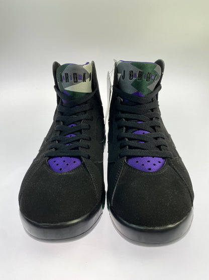 【中古美品】【メンズ】 NIKE ナイキ 304775－053 JORDAN7 RETRO RAY ALLEN BUCKS 靴 シューズ スニーカー 160-260711-AS-56-min サイズ：27.5cm カラー：BLACK/FIELD PURPLE-FIR 万代Net店