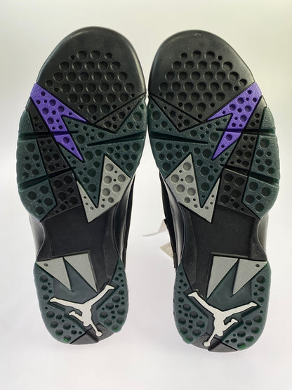 【中古美品】【メンズ】 NIKE ナイキ 304775－053 JORDAN7 RETRO RAY ALLEN BUCKS 靴 シューズ スニーカー 160-260711-AS-56-min サイズ：27.5cm カラー：BLACK/FIELD PURPLE-FIR 万代Net店