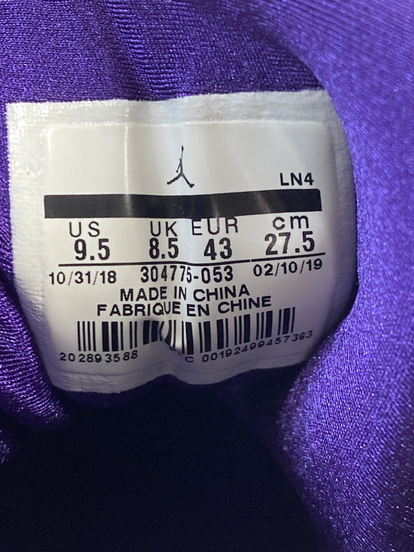 【中古美品】【メンズ】 NIKE ナイキ 304775－053 JORDAN7 RETRO RAY ALLEN BUCKS 靴 シューズ スニーカー 160-260711-AS-56-min サイズ：27.5cm カラー：BLACK/FIELD PURPLE-FIR 万代Net店