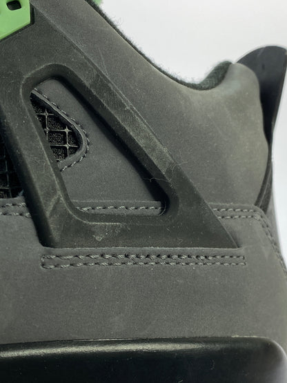 【現状渡し品】【メンズ】 NIKE ナイキ 308497-033 AIR JORDAN 4 RETRO GREEN GLOW 靴 シューズ スニーカー 160-260711-AS-57-min サイズ：27.5cm カラー：グレー/ライトグリーン 万代Net店