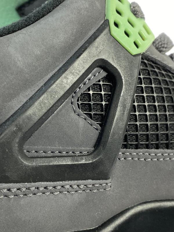 【現状渡し品】【メンズ】 NIKE ナイキ 308497-033 AIR JORDAN 4 RETRO GREEN GLOW 靴 シューズ スニーカー 160-260711-AS-57-min サイズ：27.5cm カラー：グレー/ライトグリーン 万代Net店